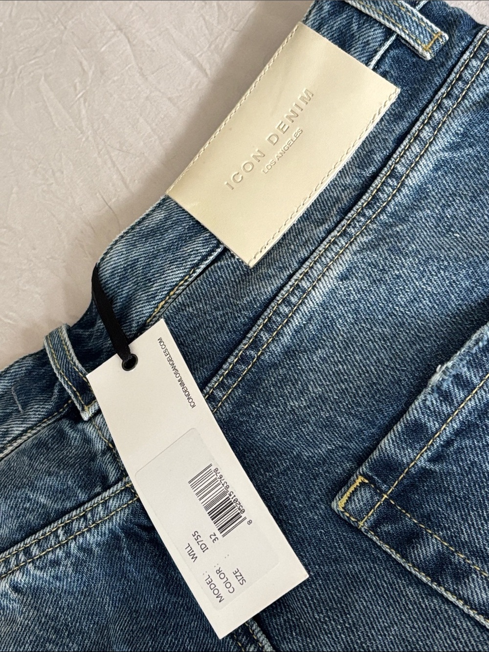 NEW!! ICON Light Blue Denim Wide-Leg Jeans